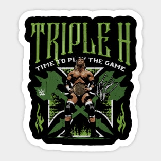 Triple H Time To Play The Game Sticker